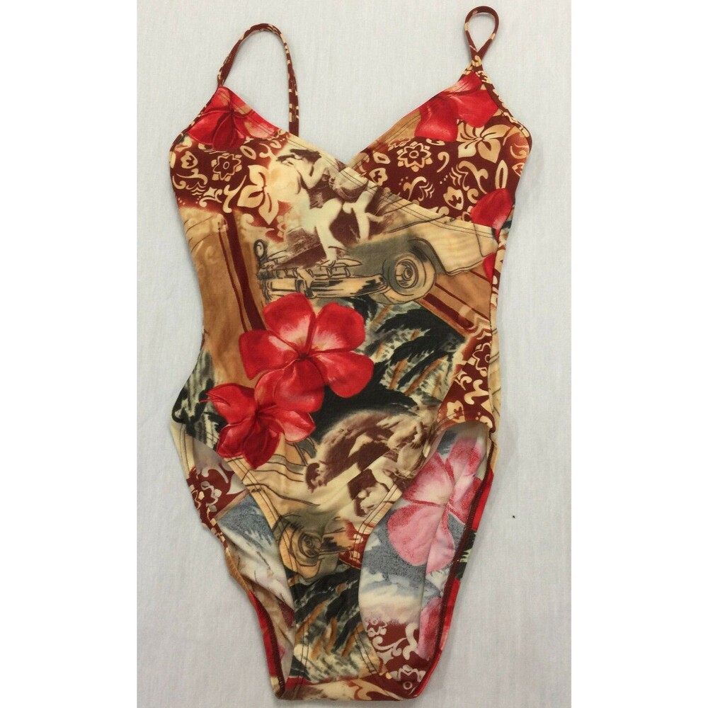 SPEEDO WOMENS SWIMSUIT ONE PIECE SIZE 4